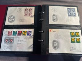 Album Schweiz Ab ca. 1954 Sammlung Briefe und FDC