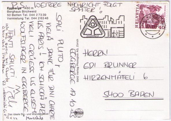 Ansichtskarten: Eggberge - 4 Bild AK – Gebraucht aus Binningen von Mountainrider 1