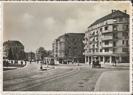 Karte Zürich Schaffhauserplatz 1941