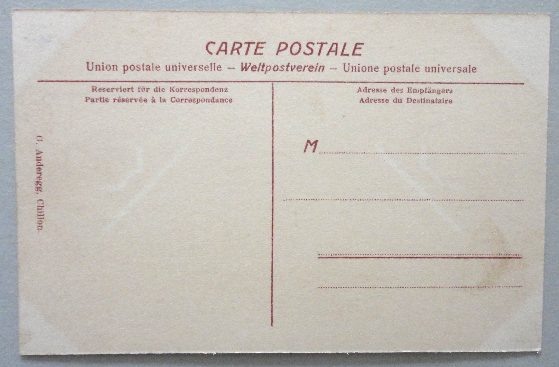 Cartoline postali: Chillon, la prison de Bonivard – Difettoso da Fétigny venduto da Billy2miny 1