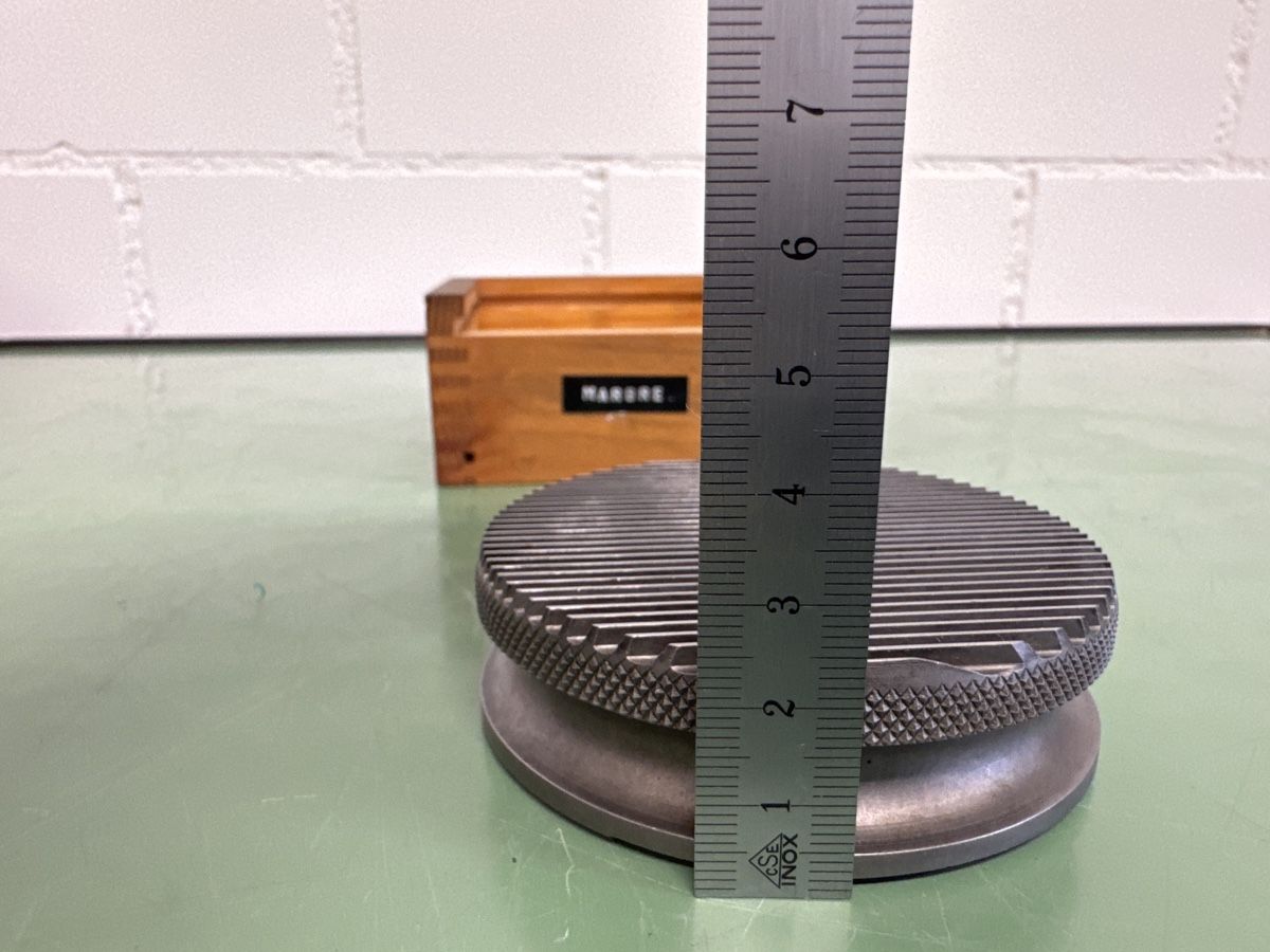 Misurare: Marbre de contrôle Ø80.0mm – Usato da Aarberg venduto da SNMachines 6