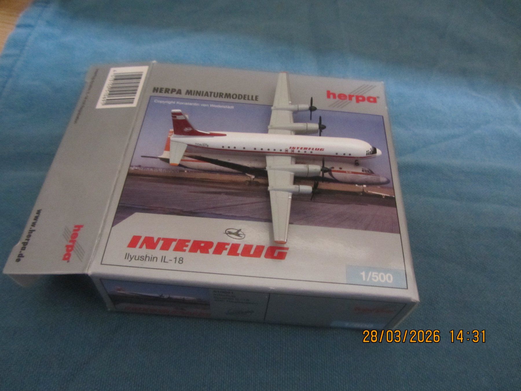 Herpa Kit di modellismo & Modellini statici: Herpa 1:500 Ilyushin IL-18 Interflug – Nuovo e nell'imballaggio originale da Kirchberg BE venduto da sonne88 1