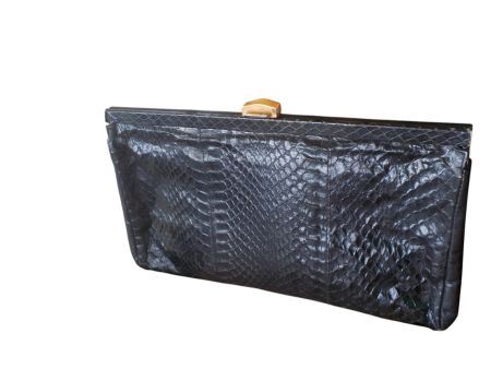 Clutch Vintage Echsenleder