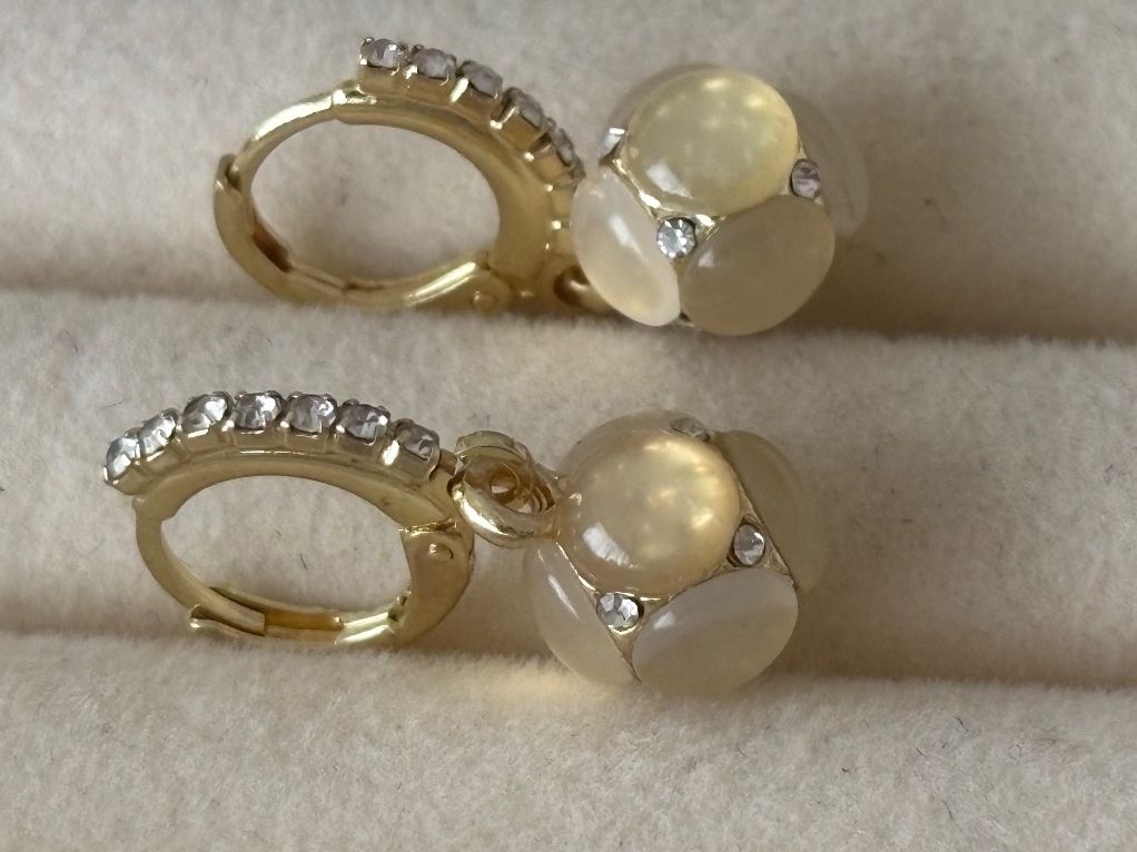 Ohrringe & -stecker: Luxus Elegante Ohrstecker  Goldenfarben – Neu (gemäss Beschreibung) aus Biel-Bienne von Roserosse13