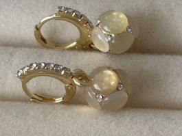 Luxus Elegante Ohrstecker  Goldenfarben
