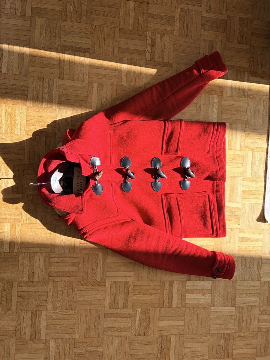 Burberry Cappotti: Burberry Brit Duffle Coat (short), Red Wool – Usato da Zürich venduto da dor_jv7r 3