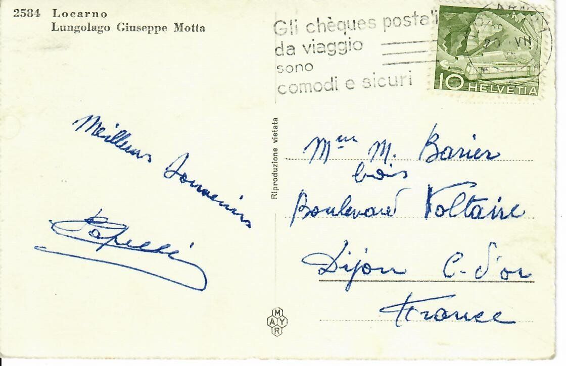 Cartoline postali: Locarno – Usato da Hochdorf venduto da Ziegel-16 1