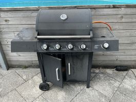 Gasgrill Gonser 4 Brenner Seitenkocher funktionstüchtig