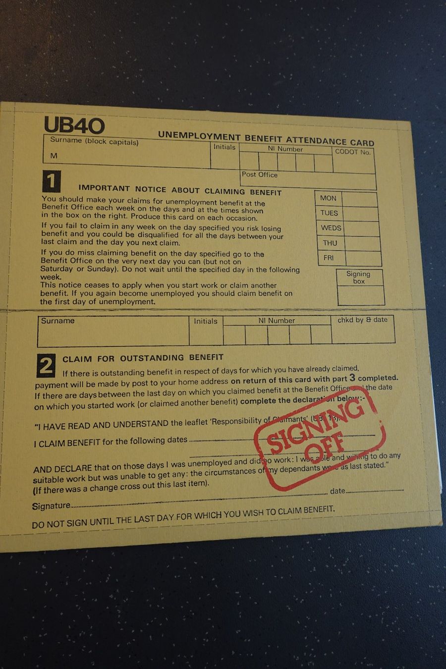 Dischi in vinile: 2x Schallplatte von UB40 'Singing Off' - Vinyl – Usato da Jona venduto da JOberg_25