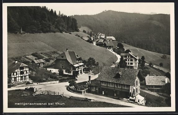 Cartes postales: AK Heiligenschwendi, Teilansicht – D'occasion à Berlin par bartko-reher