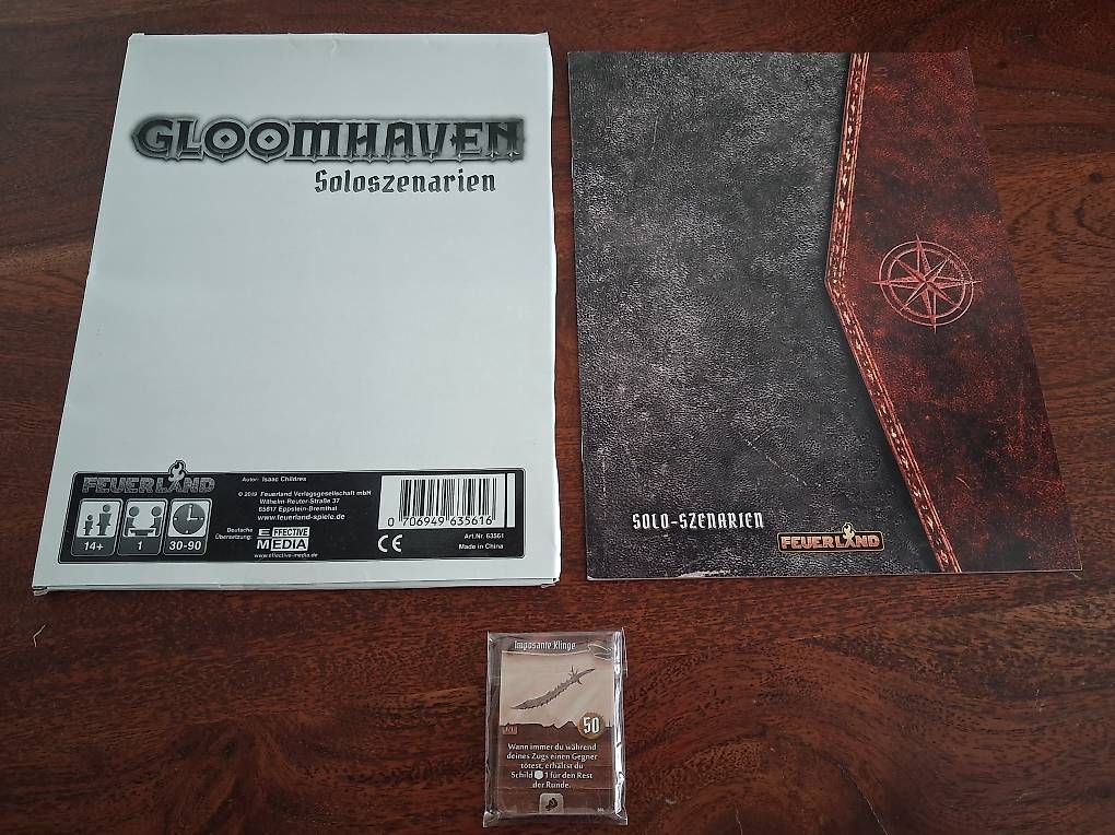 Jeux: Gloomhaven Soloszenarien – D'occasion à Igis par nil_x5vh