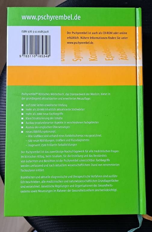Libri: Klinisches Wörterbuch Pschyrembel – Usato da Crémines venduto da Makady 2