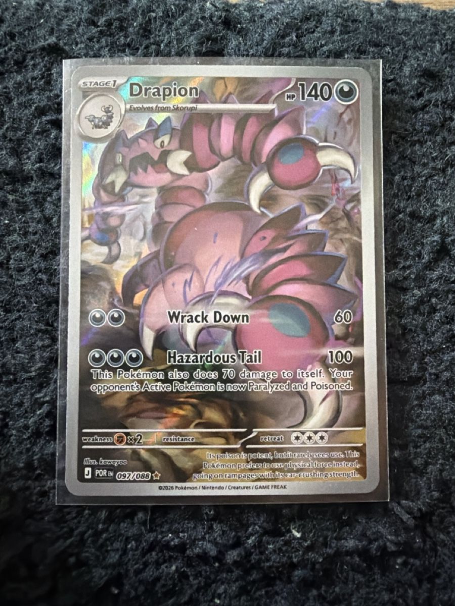 Giochi: Drapion Fullart 097/088 EN – Nuovo (secondo la descrizione) da Baden venduto da Salvo124