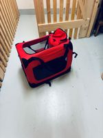 Transportbox Hunde rot Grösse M Faltbar praktisch