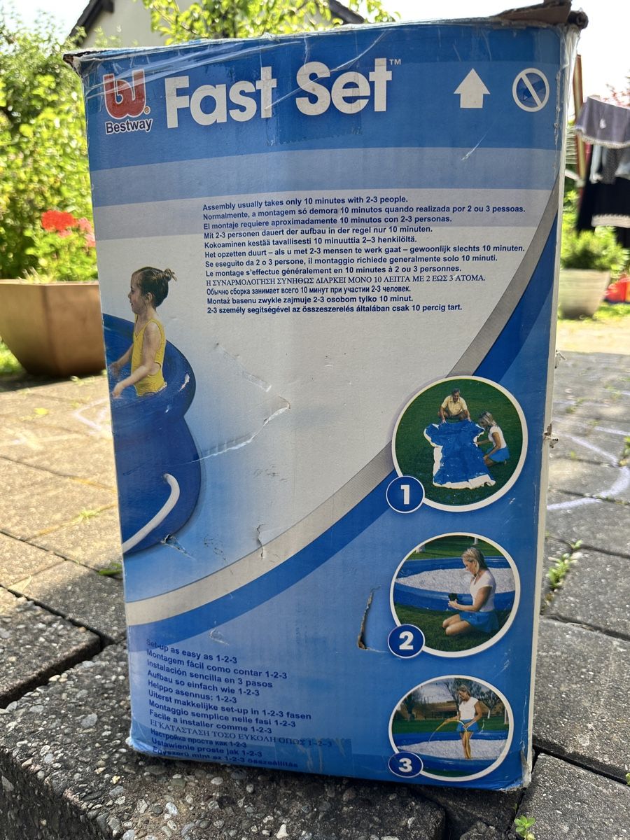 Bestway Piscine: Bestway Pool with filtration pump system 244x 66cm – Nuovo (secondo la descrizione) da Wettingen venduto da Violete01 1