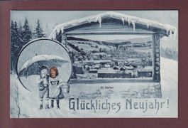 ST. GALLEN - Neujahr - Schnee