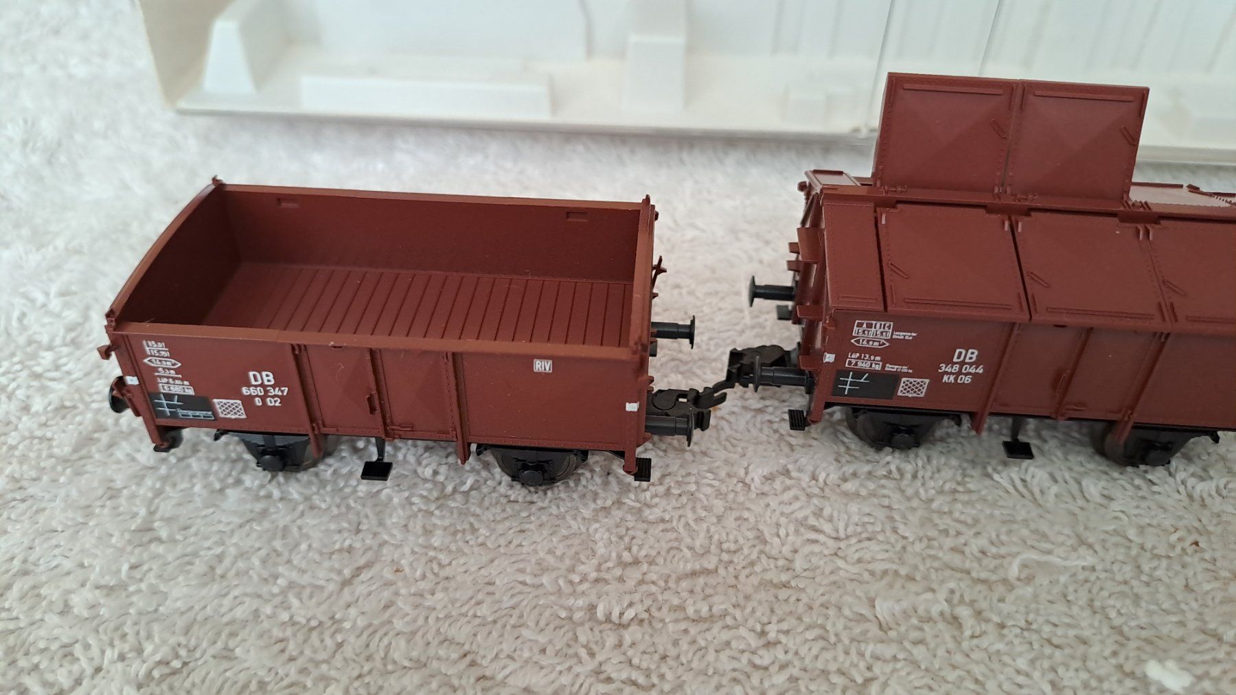 Fleischmann Modelleisenbahnen: Fleischmann 5834-92 DB 3 Güterwagen H0 GL/1 – Gebraucht aus Winterthur von Riebeli333 2