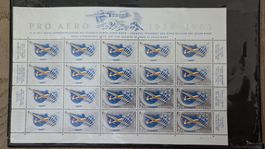 1963 Pro Aero Bogen Postfrisch Nominal 40 Fr. oben etwas ein