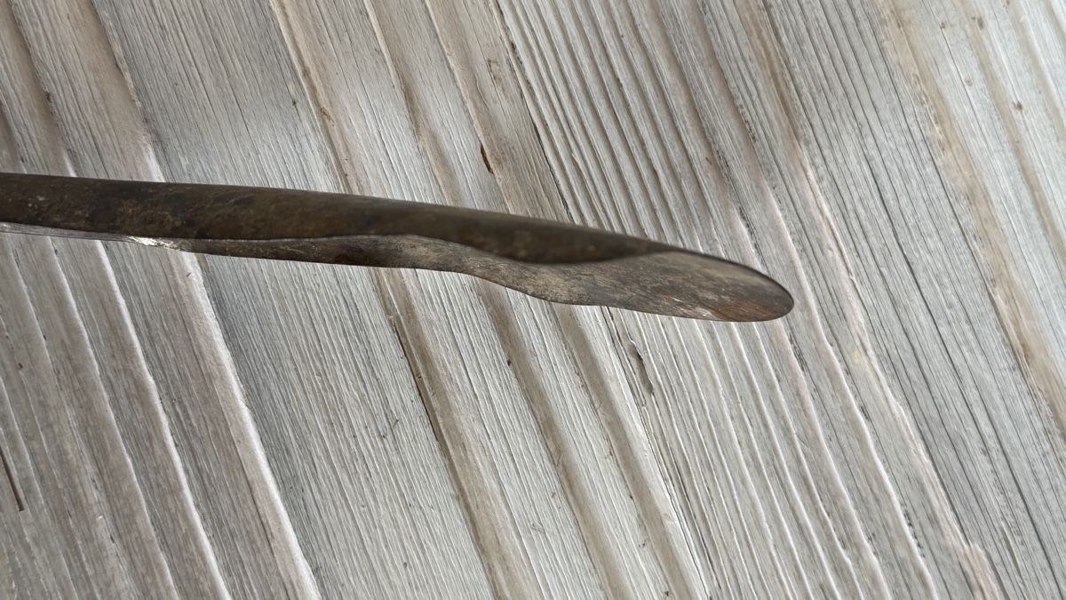 Löffel: antiker Löffel Blech – Gebraucht aus Riedholz von Frettchen63 3