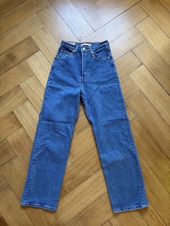 Jeans Levi's Premium Ribcage Straight Ankle Grösse 25