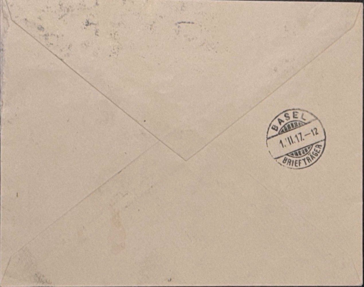 Tutti i francobolli: chweiz Chargé Brief Bern 1917 R Brief Basel – Usato da birsfelden venduto da tim0444 1