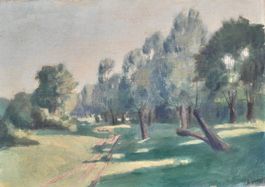 A. GUEYDAN (1895-1981)paysage campagnard