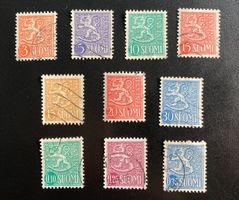 Finnland, Lot Dauermarken (1954-1975), 10 Werte #