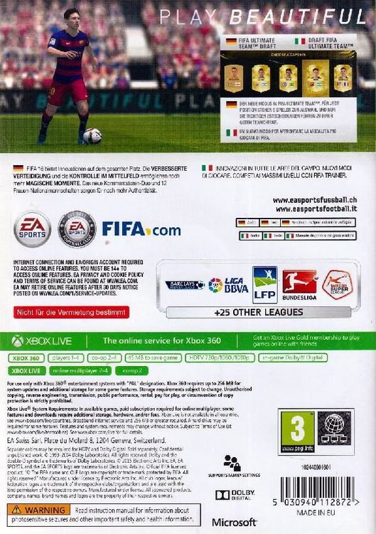 FIFA 16 [Microsoft Xbox 360] | Kaufen auf Ricardo