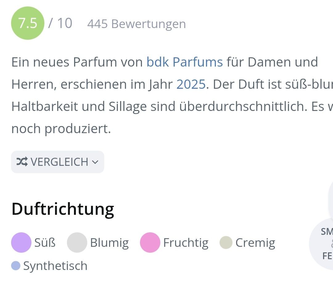 Profumi & Eau de Toilette: 2 ml BDK IMPADIA ABFÜLLUNG – Nuovo (secondo la descrizione) da St. Gallen venduto da CaliSunshine 2