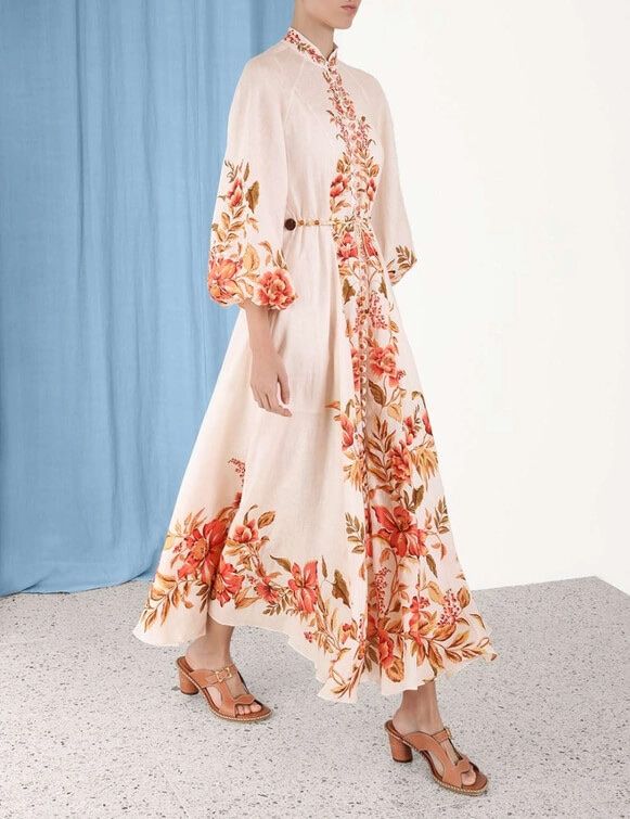 Zimmermann Vestiti: Zimmermann Floral Midi Dress – Usato da St.Josefen venduto da lop_lh8d