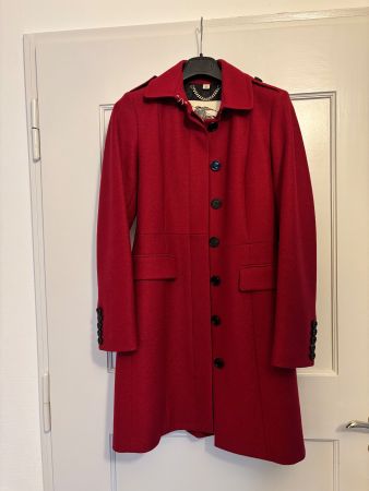 Burberry Wollmantel rot S