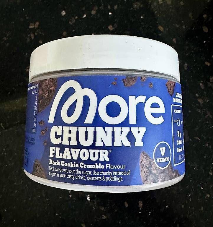 More Nutrition Cibi & Specialità: Chunky Flavour Dark Cookie Crumble – Nuovo e nell'imballaggio originale da Speicher venduto da cel_hrz6