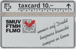 10 CHF SMUV / FTMH / FLMO - seltene Kunden Taxcard