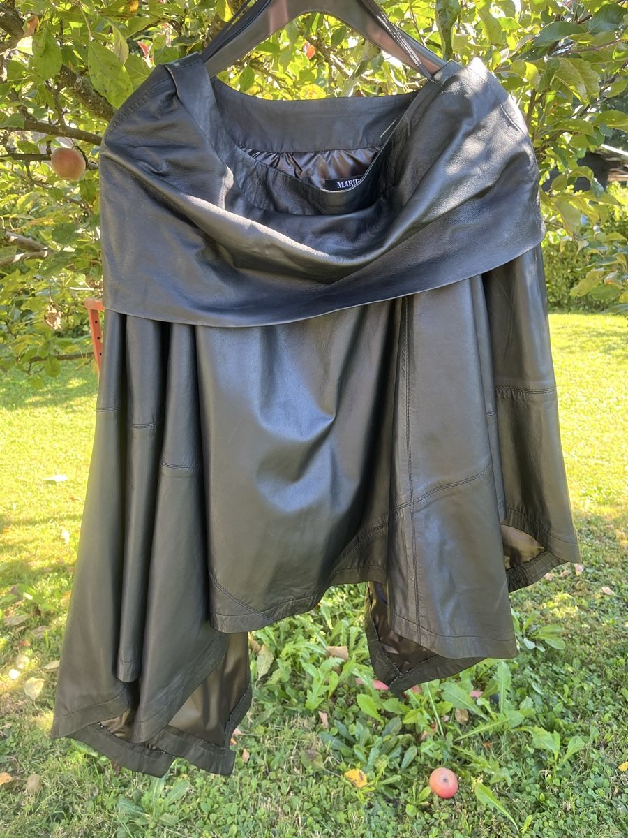 Altro in Moda donna: MARIEL Lederponcho Ledercape schwarz  – Nuovo (secondo la descrizione) da Heerbrugg venduto da sputnik09 1
