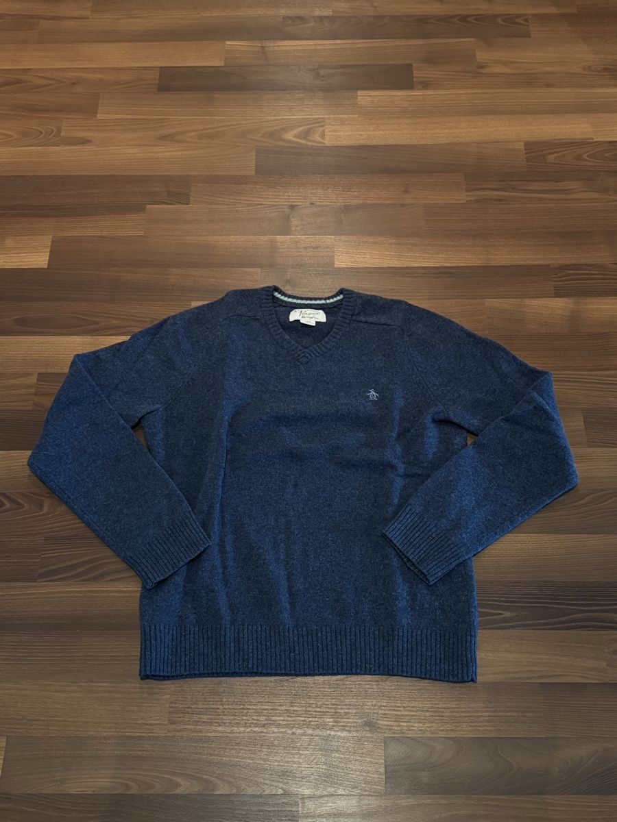 Pullover & Sweatshirts: Original Penguin Pullover navy, Gr. L, Lambswool – Gebraucht aus Gränichen von lixil 1