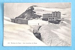 Rochers de Naye - Chemin de Fer - Tranchees de Neige - 1909