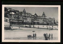 Adelboden, Grand Hotel mit Wintersportle