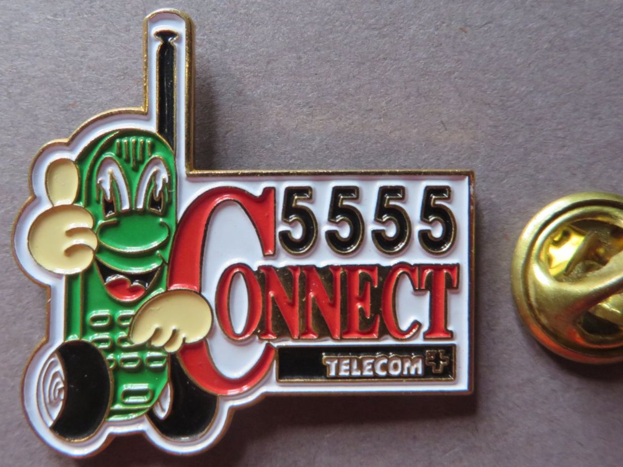 Placchette & Badge: PIN SCHWEIZ TELECOM CONNECT HANDY – Usato da Neuhausen venduto da luckimucki