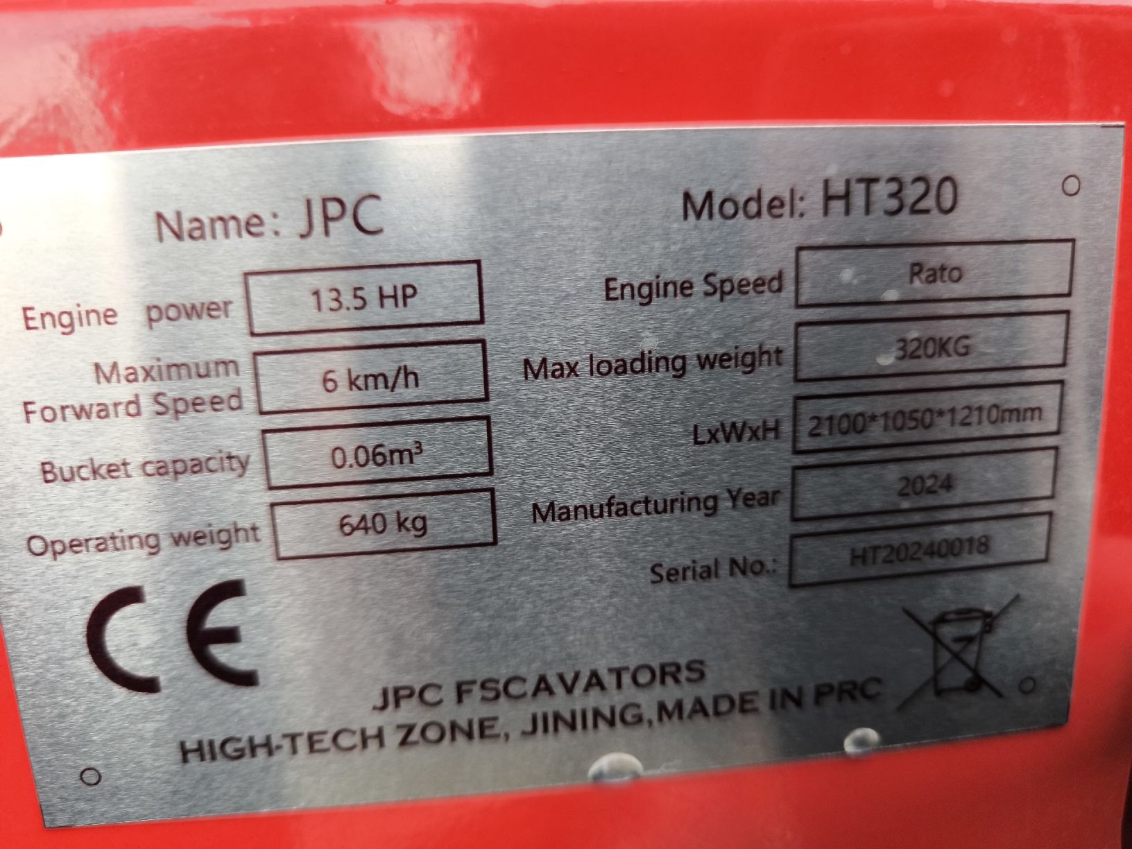 Hoflader: Mini Kompaktlader Hoflader Radlader Skid Steer Loader HT320 – Neu (gemäss Beschreibung) aus Geiss von Fiatagri_power 8