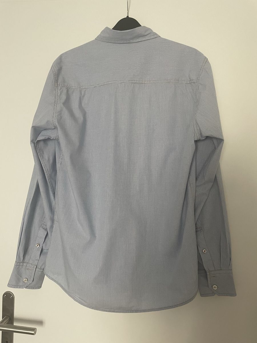Pepe Jeans Camicie: Pepe Jeans Hemd Grösse L, hellblau-weiss kariert – Nuovo (secondo la descrizione) da Münchenstein venduto da FamilieUlmi 2