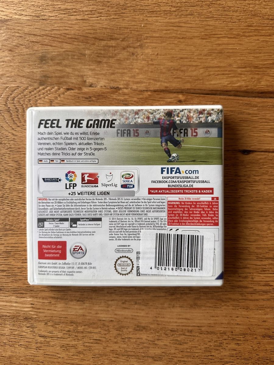 Giochi: Nintendo 3DS - FIFA 15 Legacy Edition – Usato da Heiligkreuz (Mels) venduto da Luova 2
