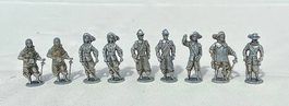 Zinnfiguren, Soldaten aus der Neuzeit