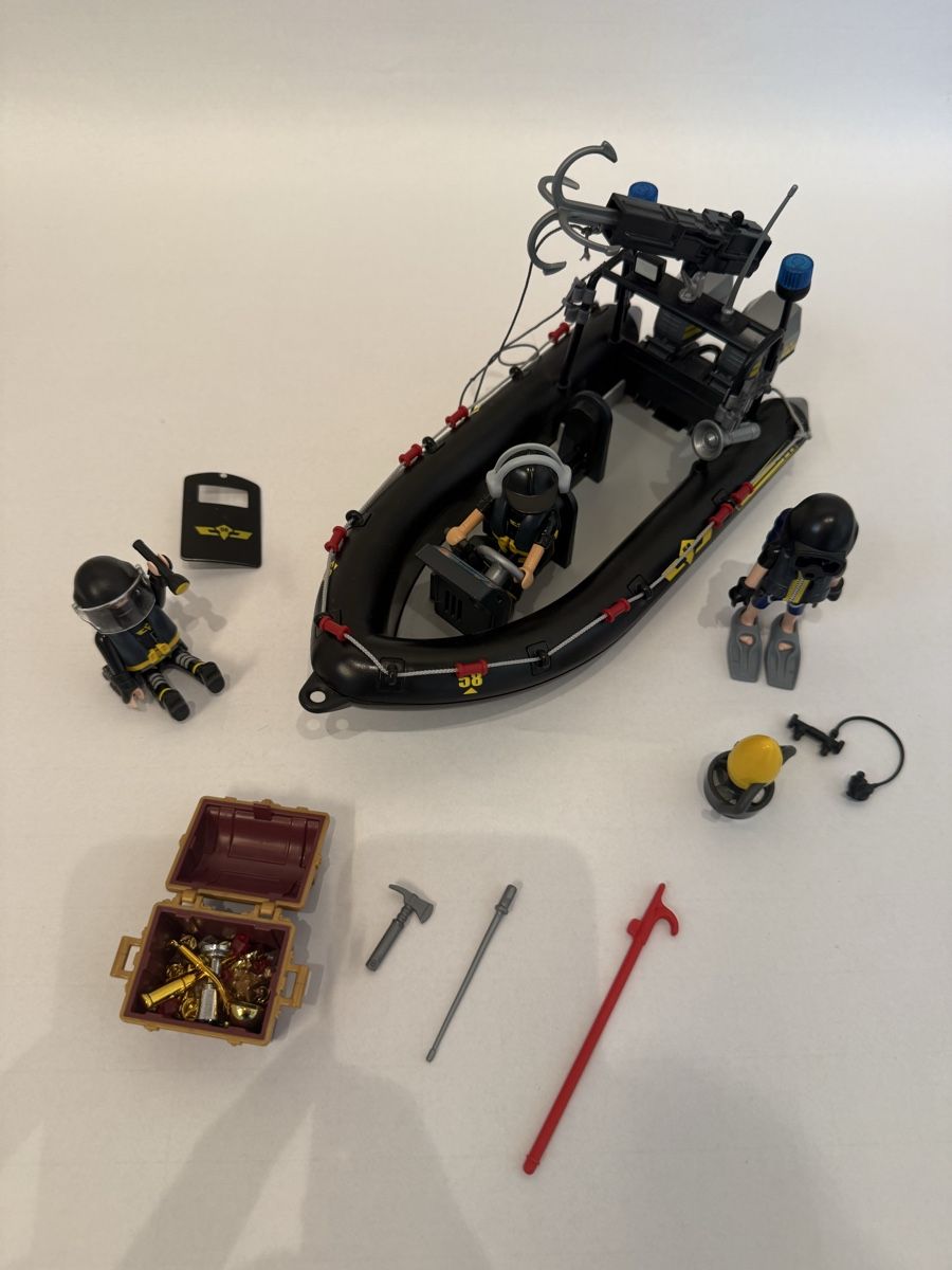 Playmobil Giocattoli: Playmobil Polizei, Boot und Schatzinsel – Usato da Affoltern am Albis venduto da Noodle71 5