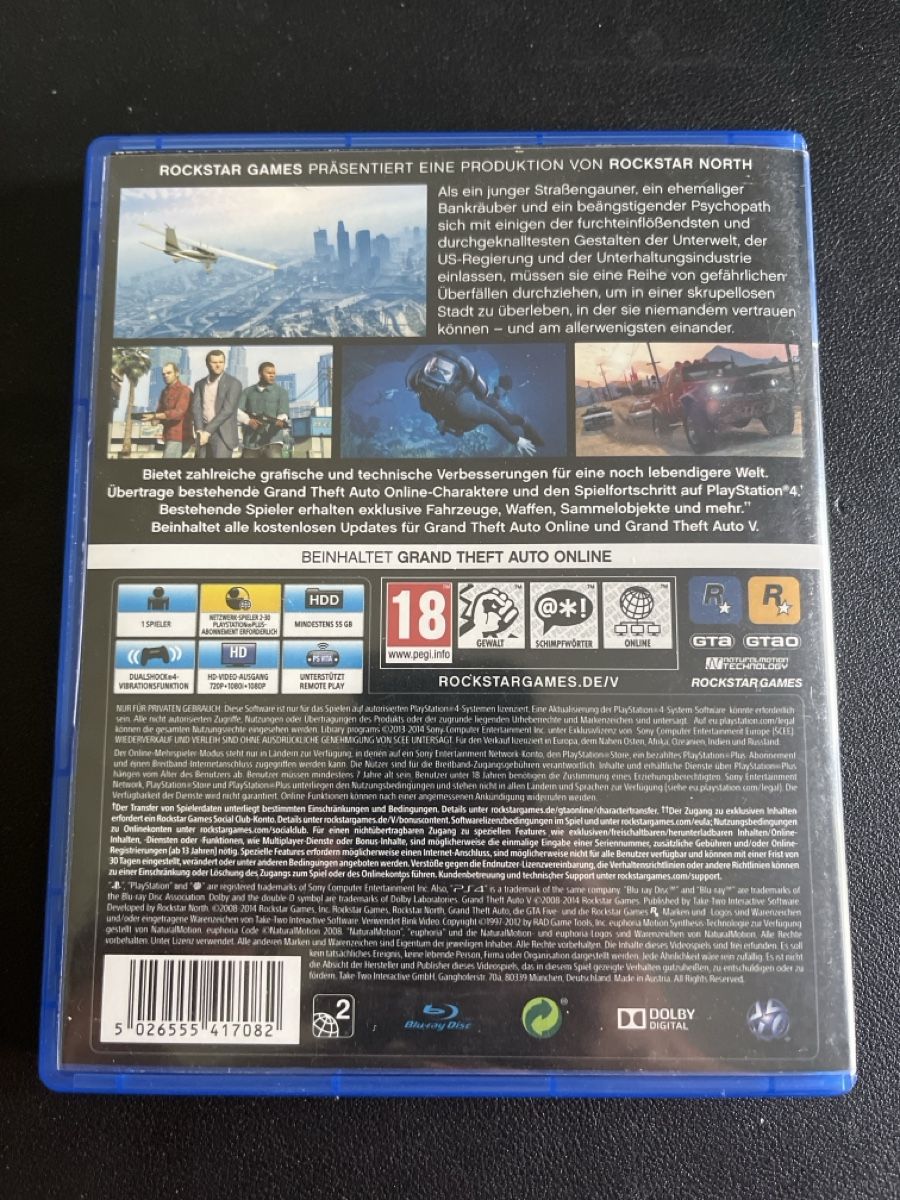 Jeux: PS4 Spiel GTA 5 – D'occasion à Ennetbaden par Libero308 3