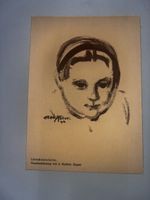 Lötzschentalerin Pinzelzeichnung von A. Nyfeler 42