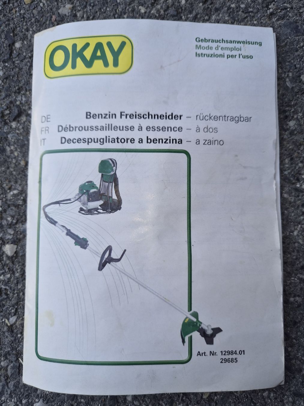 Rasenmäher: Rasentrimmer Benzin – Defekt aus Zillis von blauerstern 4