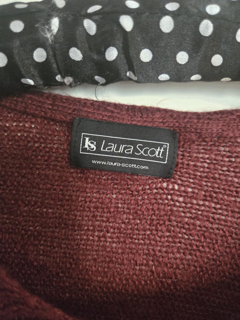 Maglioni & Felpe: Laura Scott Feinstrick Pullover, Gr. 40, Weinrot – Usato da Dübendorf venduto da Timulka 1