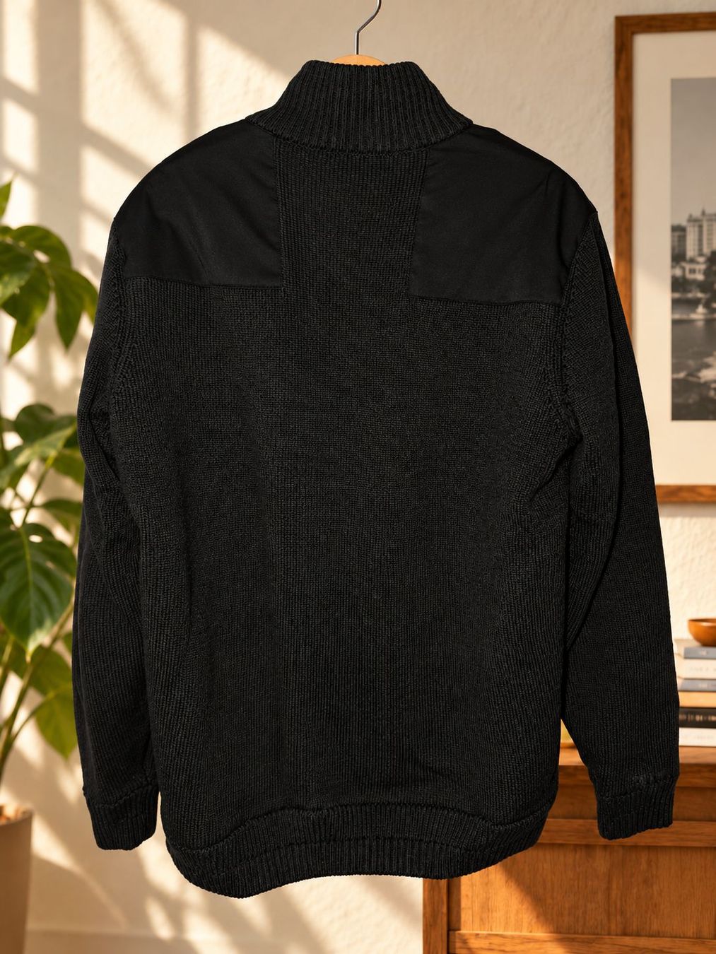 Tom Tailor Giacche: Tom Tailor Strickjacke mit Teddyfutter schwarz Grösse XL – Nuovo (secondo la descrizione) da Basel venduto da eli_7qhn 1