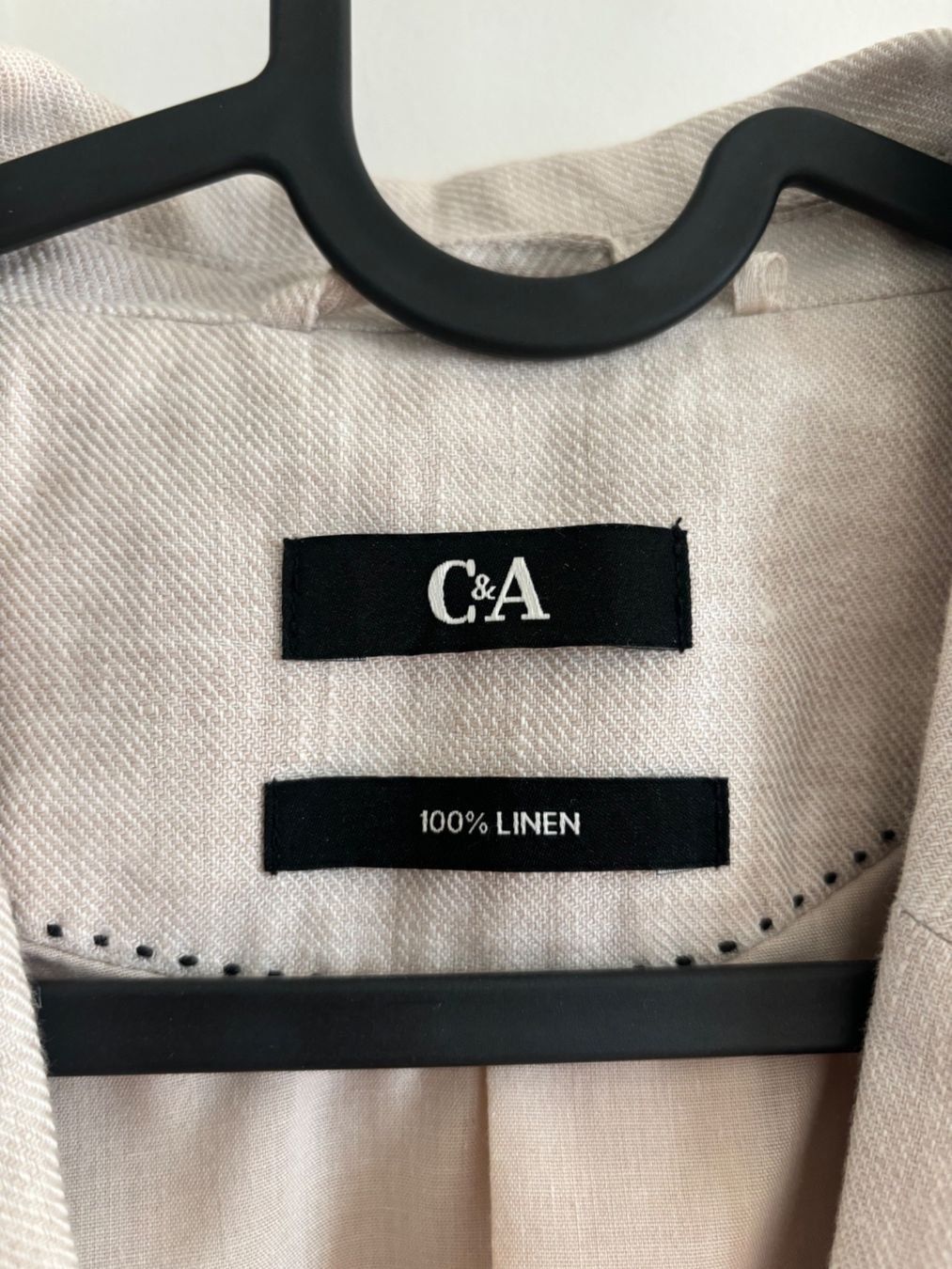 C&A Giacche: Leinen Blazer Ecru - Gr. 38 – Usato da Neerach venduto da topshotta 5