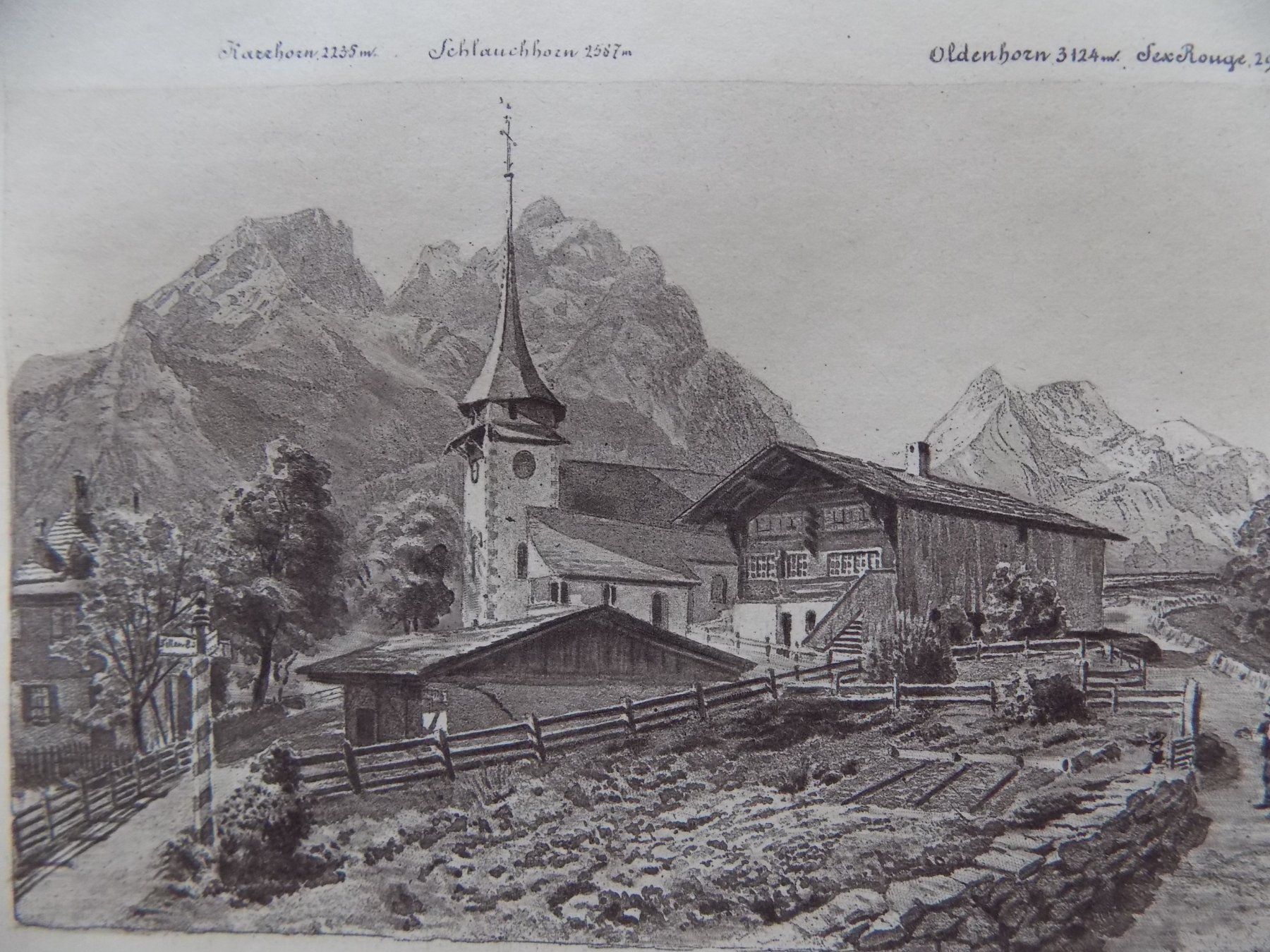 Gravures: Gsteig bei Gstaad – D'occasion à Risch par Rischli15 3